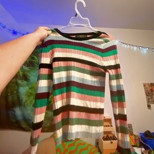 striped retro top